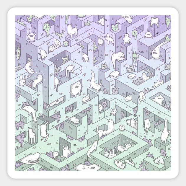 dream maze Sticker by odsanyu